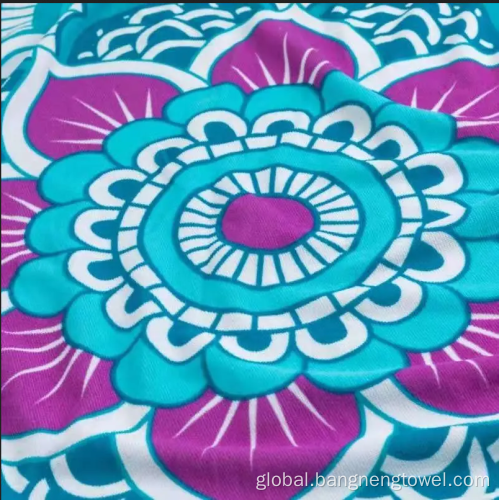 Microfiber Beach Towel Microfiber Large Round Fabric Bath Towels Manufactory